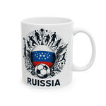 Flag Village Russia Sporting Flag Ceramic Coffee Mug 11oz RUS0007