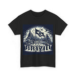Flag Village Brazil Sporting Flag T-SHIRT Heavy Cotton Tee BRA0016