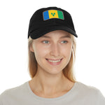 Flag Village Saint Vincent And The Grenadines Flag Hat Cap with Leather Patch