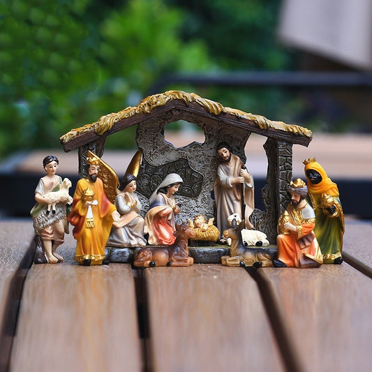 Flag Village Resin Crafts For Holiday Christmas Gifts