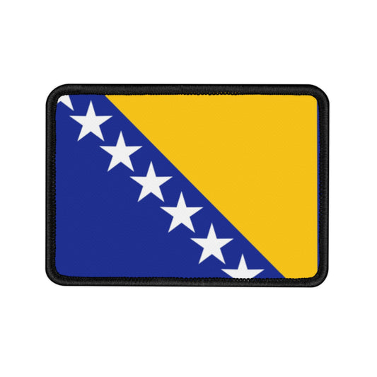 Flag Village Bosnia And Herzegovina Flag Embroidery Iron-On Patches