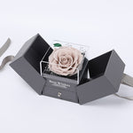 Flag Village Preserved Flower Gift Box Finished Acrylic Jewelry Box