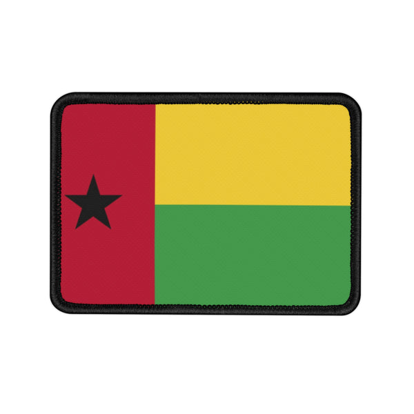 Flag Village Guinea-Bissau Flag Embroidered Iron-On Patch