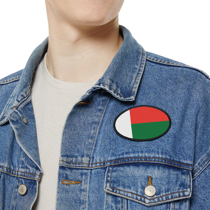 Flag Village Madagascar Flag Embroidery Iron-On Patches