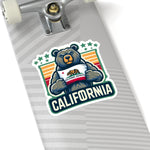 Flag Village USA California State Flag Stickers 2", 3", 4", 6" CA03