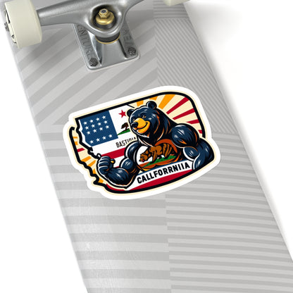 Flag Village USA California State Flag Stickers 2", 3", 4", 6" CA01