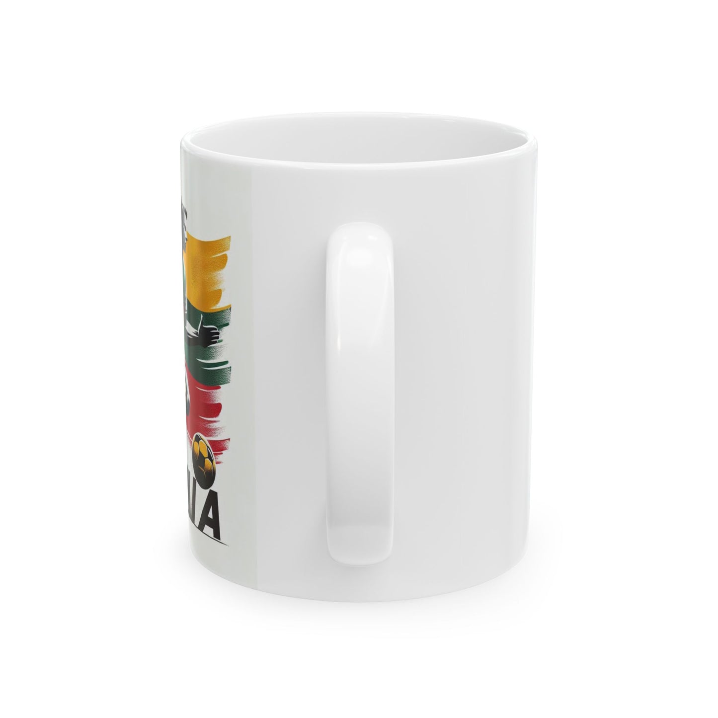 Flag Village Lithuania Sporting Flag Ceramic Coffee Mug 11oz LTU0006