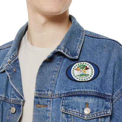 Flag Village Belize Flag Embroidery Iron-On Patches