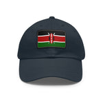 Flag Village Kenya Flag Hat Cap with Leather Patch