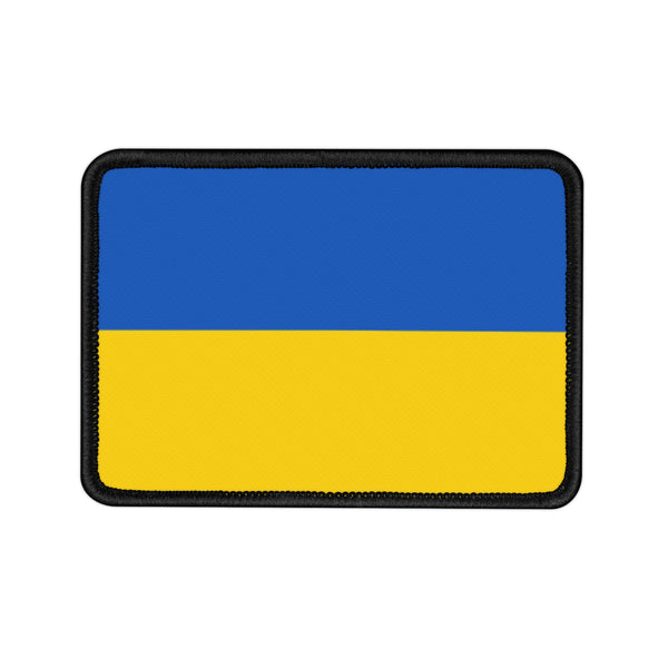 Flag Village Ukraine State Flag Embroidered Iron-On Patch
