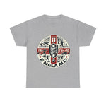 Flag Village England Sporting Flag T-SHIRT Heavy Cotton Tee GBR0006