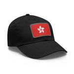 Flag Village Hong Kong Flag Hat Cap with Leather Patch