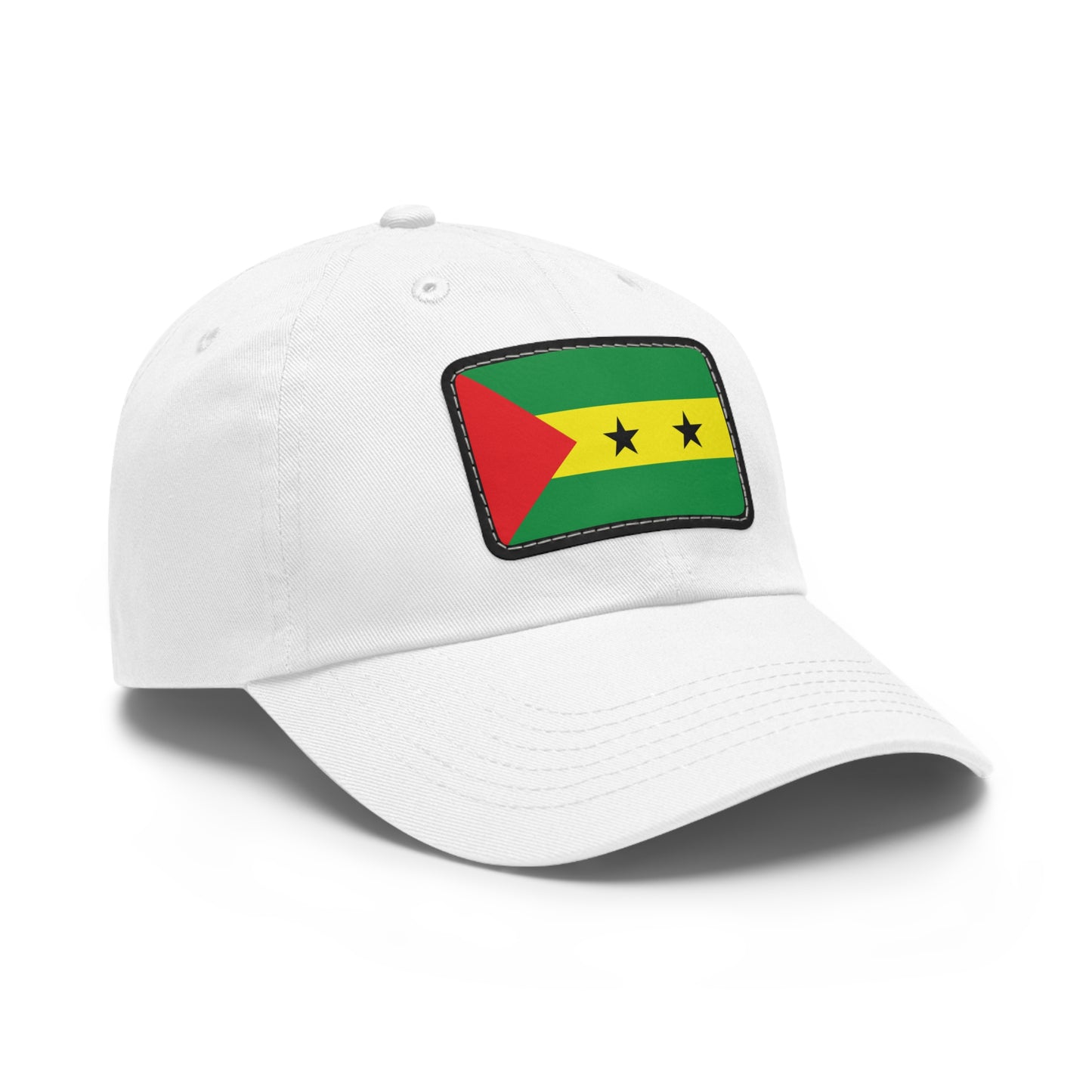 Flag Village Sao Tome And Principe Flag Hat Cap with Leather Patch