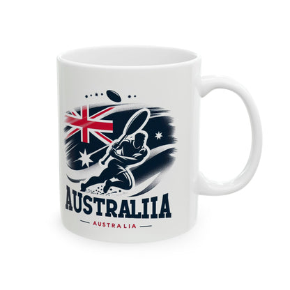 Flag Village Australia Sporting Flag Ceramic Coffee Mug 11oz AUS0007