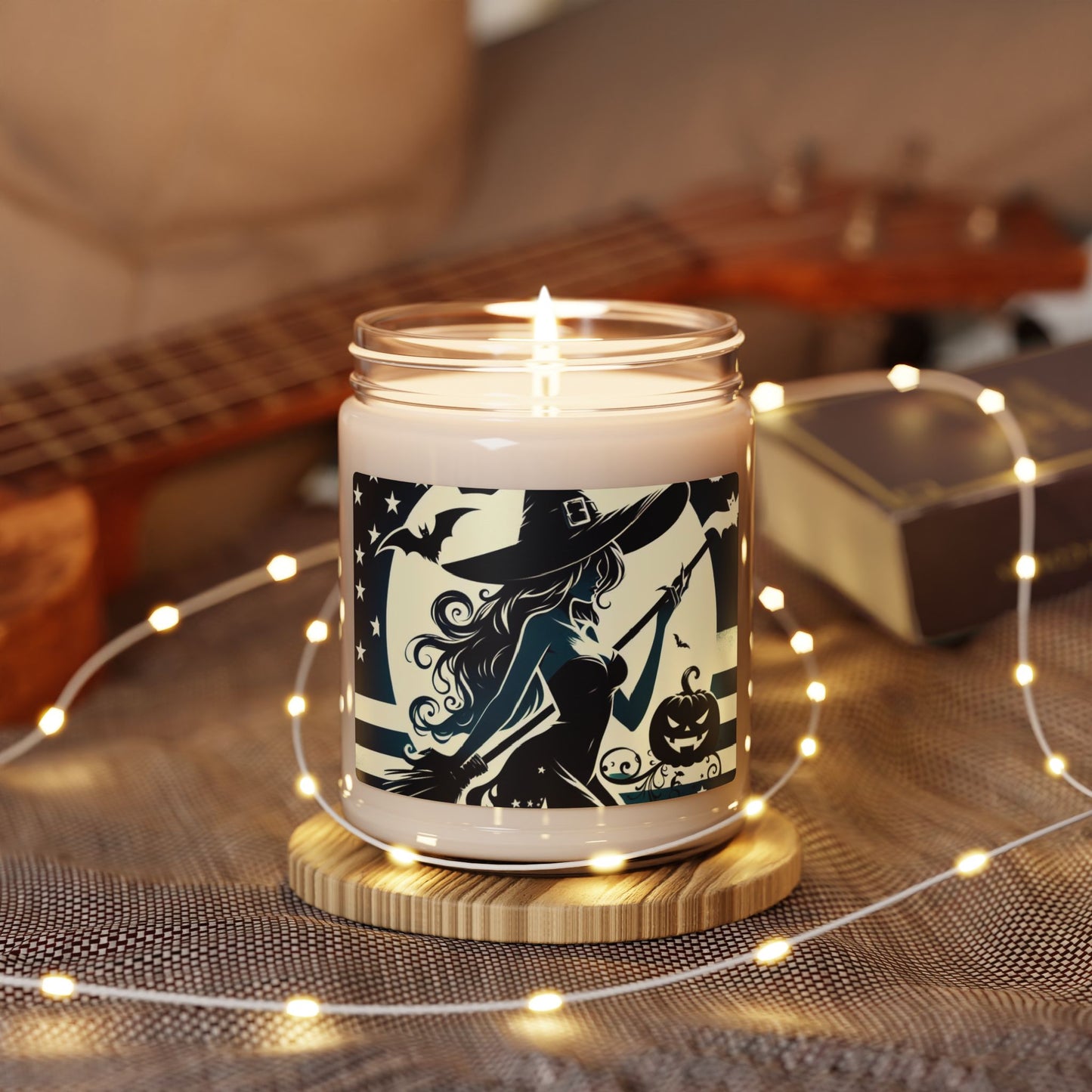 Flag Village Halloween Pretty Witch Scented Soy Candle, 9oz HW0023