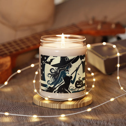 Flag Village Halloween Pretty Witch Scented Soy Candle, 9oz HW0023