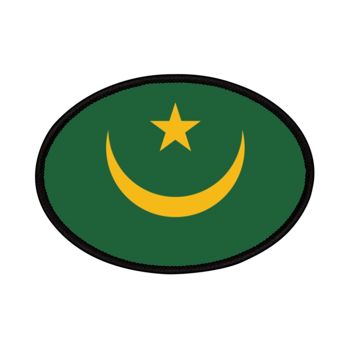 Flag Village Mauritania Flag Embroidery Iron-On Patches