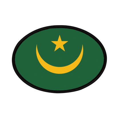 Flag Village Mauritania Flag Embroidery Iron-On Patches
