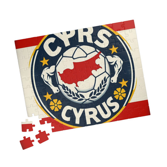 Flag Village Cyprus Sporting Flag Puzzle (110, 252, 520, 1014-piece) CYP0001