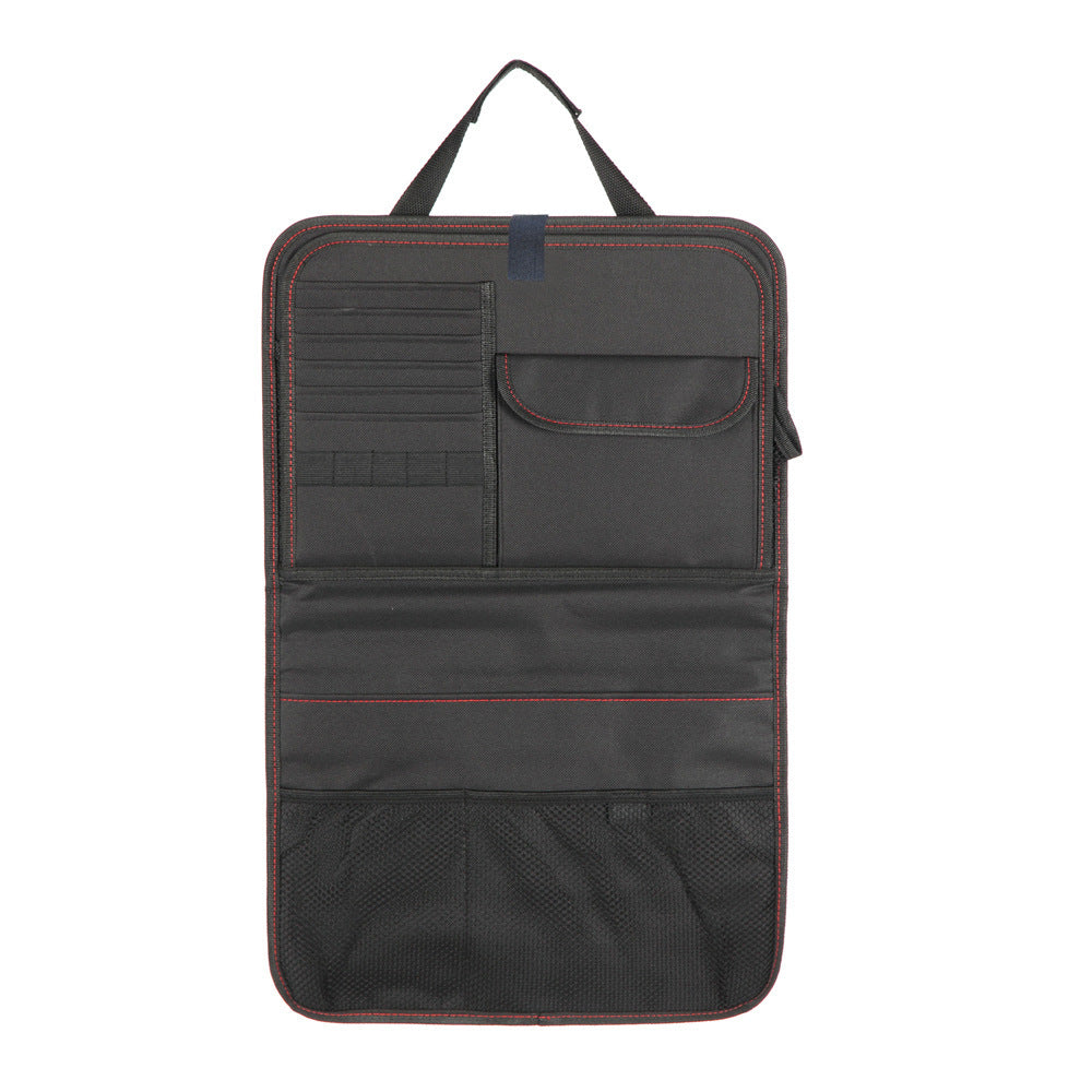 Flag Village Auto Tools Car Seat Back Storage Bag Car Organizer Bag Foldable Dining Table Tray Travel Storage Bag Car Interior Accessories