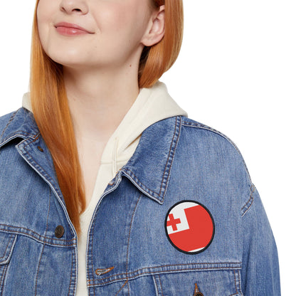 Flag Village Tonga Flag Embroidery Iron-On Patches