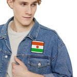 Flag Village Niger Flag Embroidery Iron-On Patches