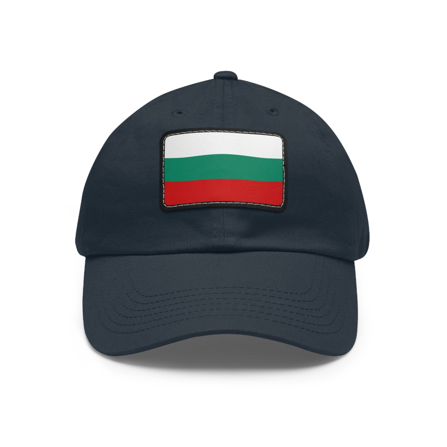 Flag Village Bulgaria Flag Hat Cap with Leather Patch