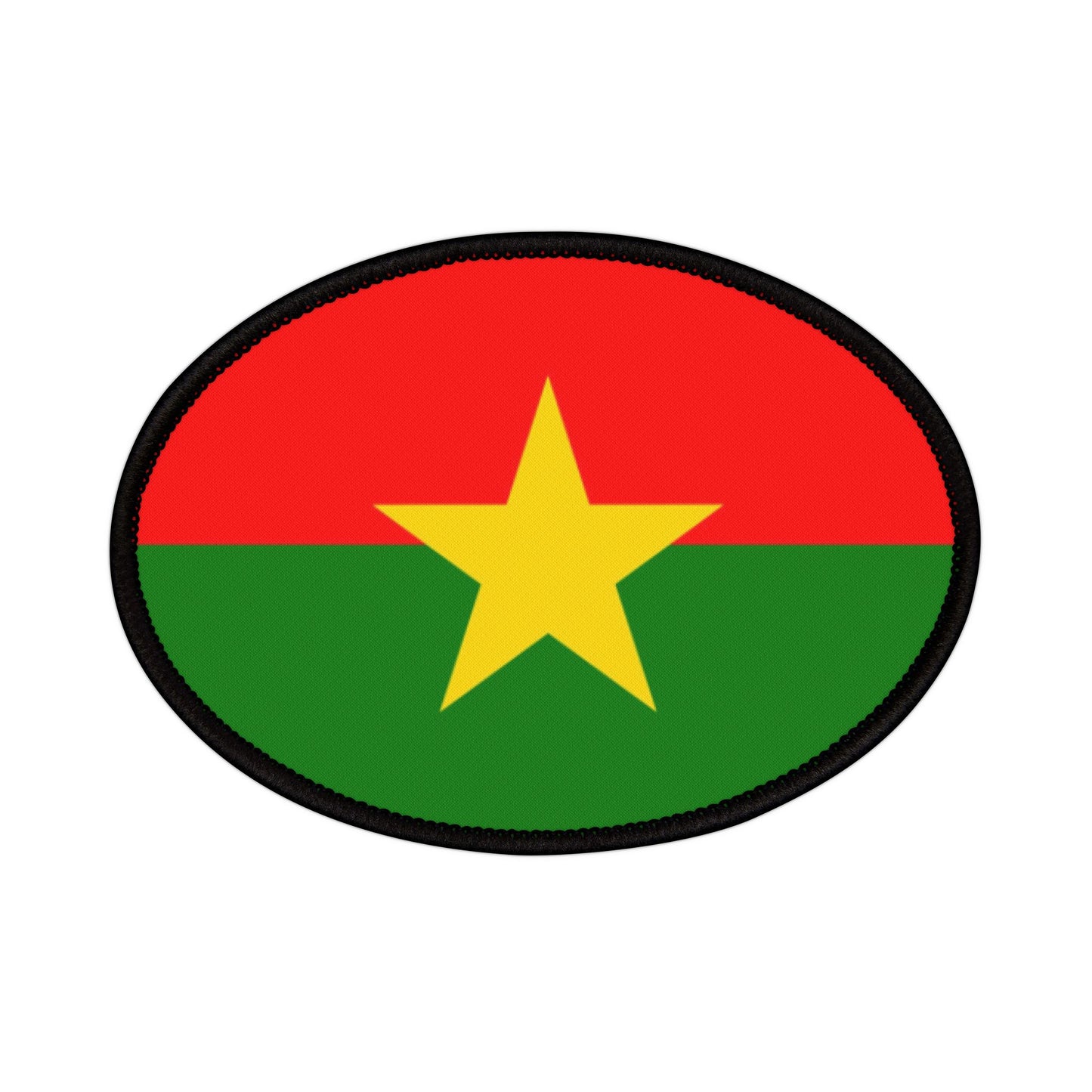 Flag Village Burkina Faso Flag Embroidery Iron-On Patches