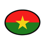 Flag Village Burkina Faso Flag Embroidery Iron-On Patches