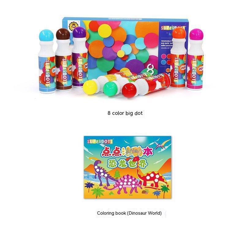 Flag Village Children's Graffiti Painting Stationery Coloring Early Education Gift Box