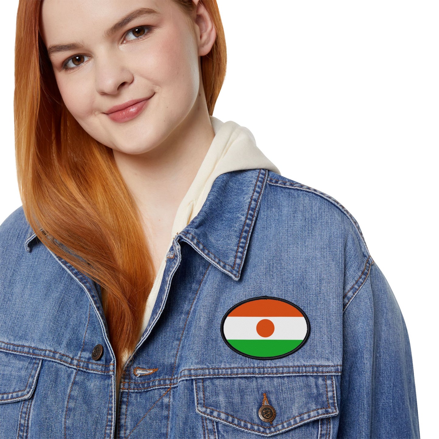 Flag Village Niger Flag Embroidery Iron-On Patches