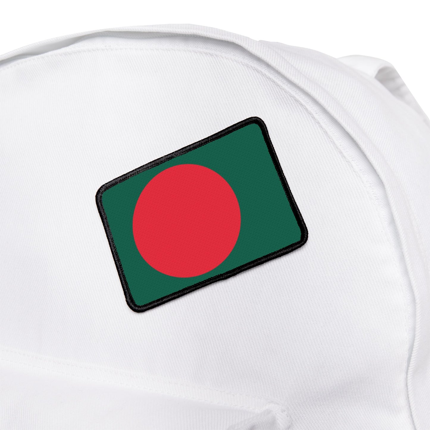 Flag Village Bangladesh Flag Embroidery Iron-On Patches