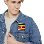 Flag Village Uganda State Flag Embroidered Iron-On Patch