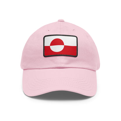 Flag Village Greenland Flag Hat Cap with Leather Patch