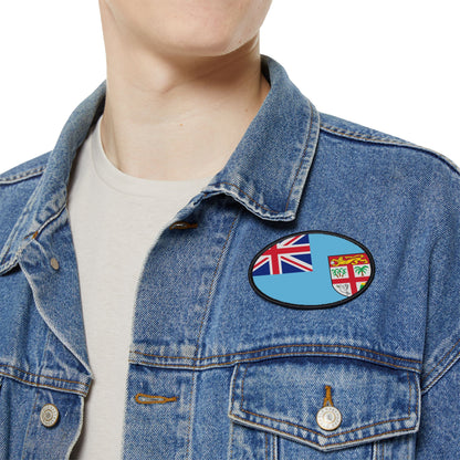 Flag Village Fiji Flag Embroidery Iron-On Patches
