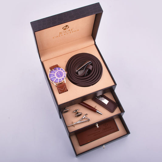 Flag Village Fashion three layer gift box set watch
