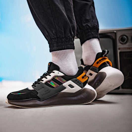 Flag Village Men's Outdoor Platform Low-top Sports Running Shoes