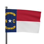 Flag Village USA North Carolina State Flag 18" x 12" / 36" x 24" / 60" x 36"