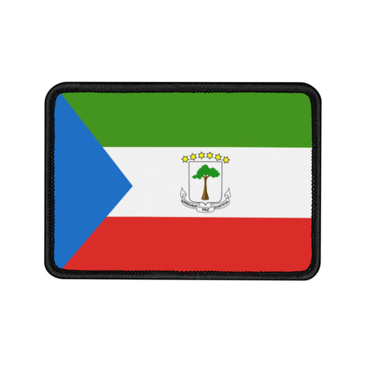 Flag Village Equatorial Guinea Flag Embroidery Iron-On Patches