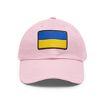 Flag Village Ukraine Flag Hat Cap with Leather Patch