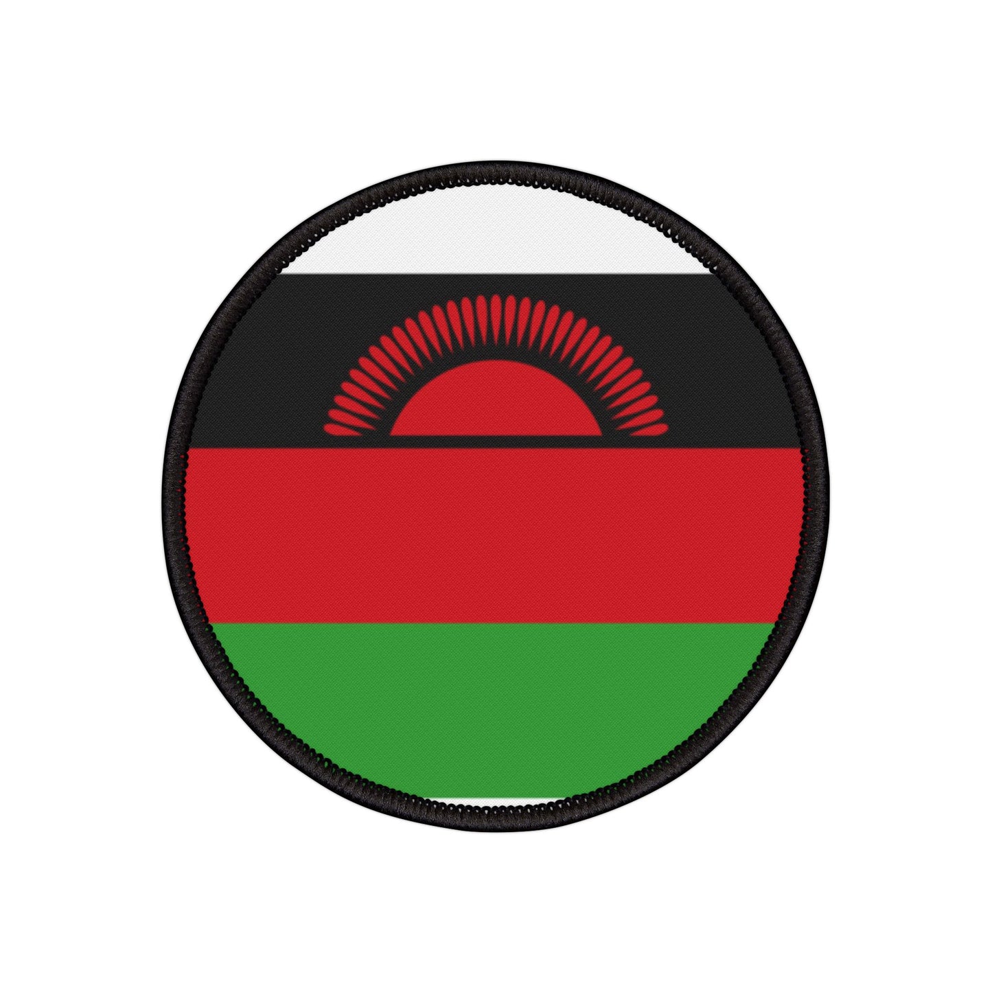 Flag Village Malawi Flag Embroidery Iron-On Patches