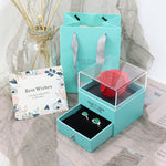 Flag Village Eternal flower gift box Earring Necklace Pendant box couple ring box