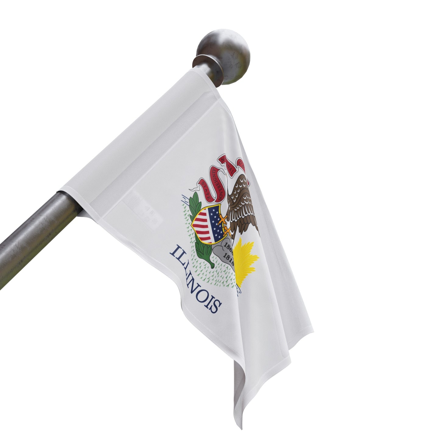 Flag Village USA Illinois State Flag 18" x 12" / 36" x 24" / 60" x 36"