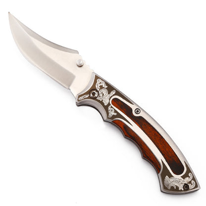Flag Village Portable Outdoor Camping Survival Folding Knife