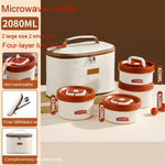 Flag Village Employee Customer Lunch Box, Bento Tableware, Gift Box Set