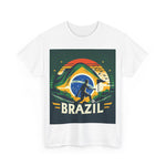 Flag Village Brazil Sporting Flag T-SHIRT Heavy Cotton Tee BRA0013
