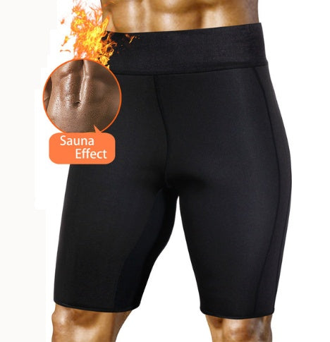 Flag Village Sauna Sweat Fitness Slimming Men Shorts Body Shaper