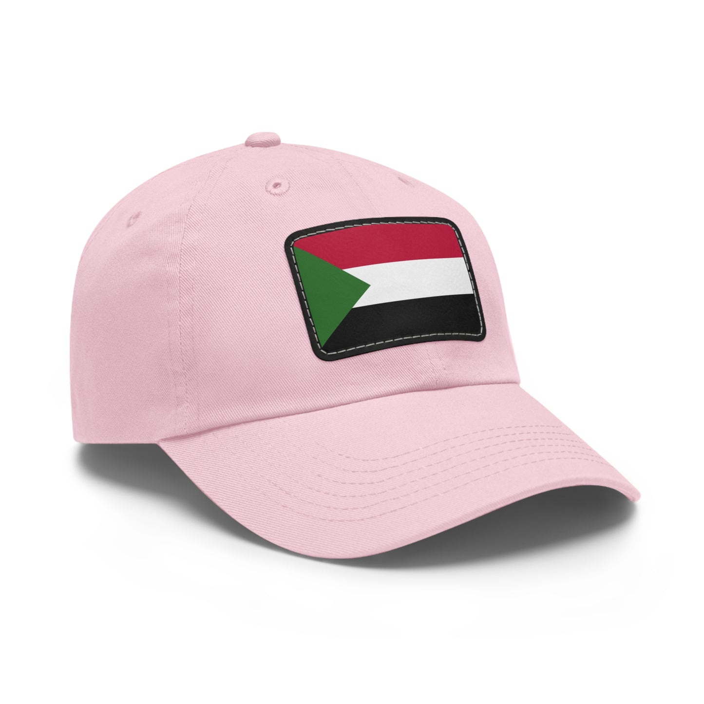 Flag Village Sudan Flag Hat Cap with Leather Patch
