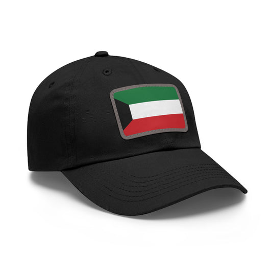 Flag Village Kuwait Flag Hat Cap with Leather Patch