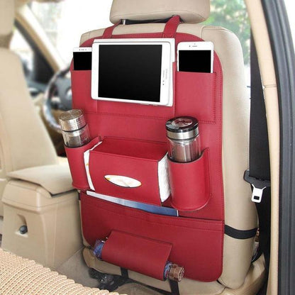 Flag Village Auto Tools HQ Leather Car Seat Organizers